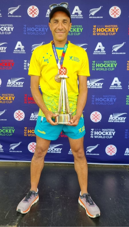 Our CEO, Steve & the Australian Over45s ("Goannas") win the Hockey Masters World Cup