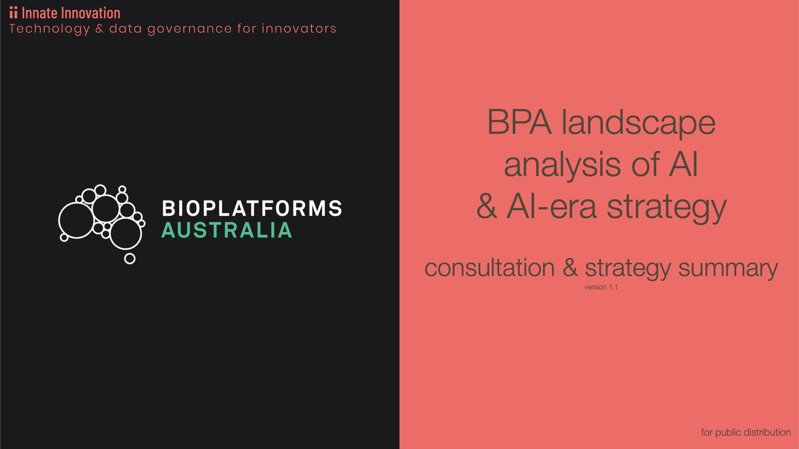 Summary report of the BPA landscape analysis of AI. This summary includes extracts from two of the seven parts of the report to BPA. Click through to access.